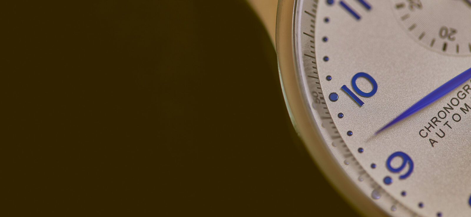 montre classique en gros plan