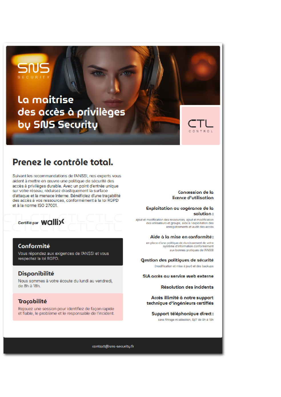 Visuel de notre fiche CONTROL