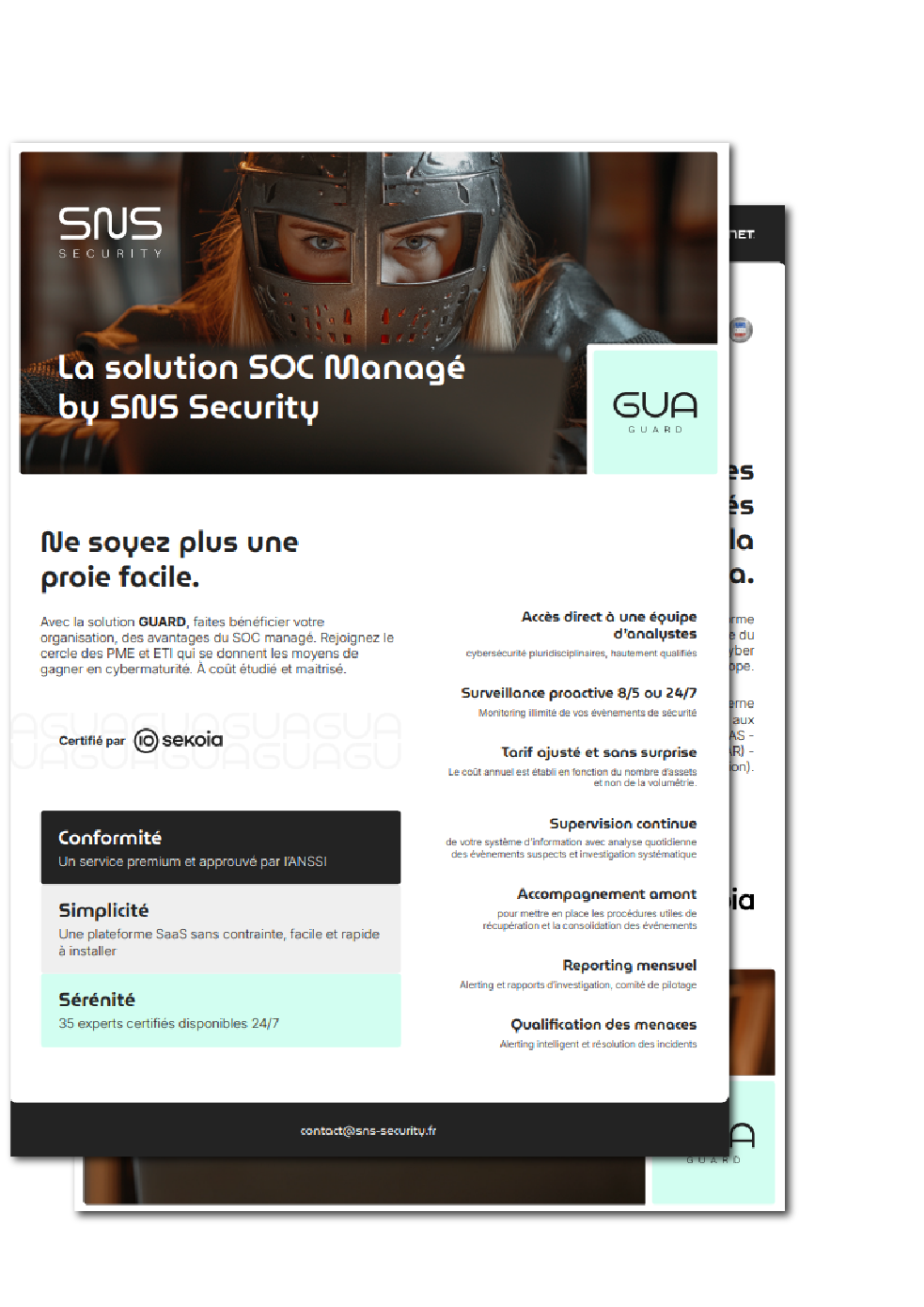 Visuel de notre fiche GUARD