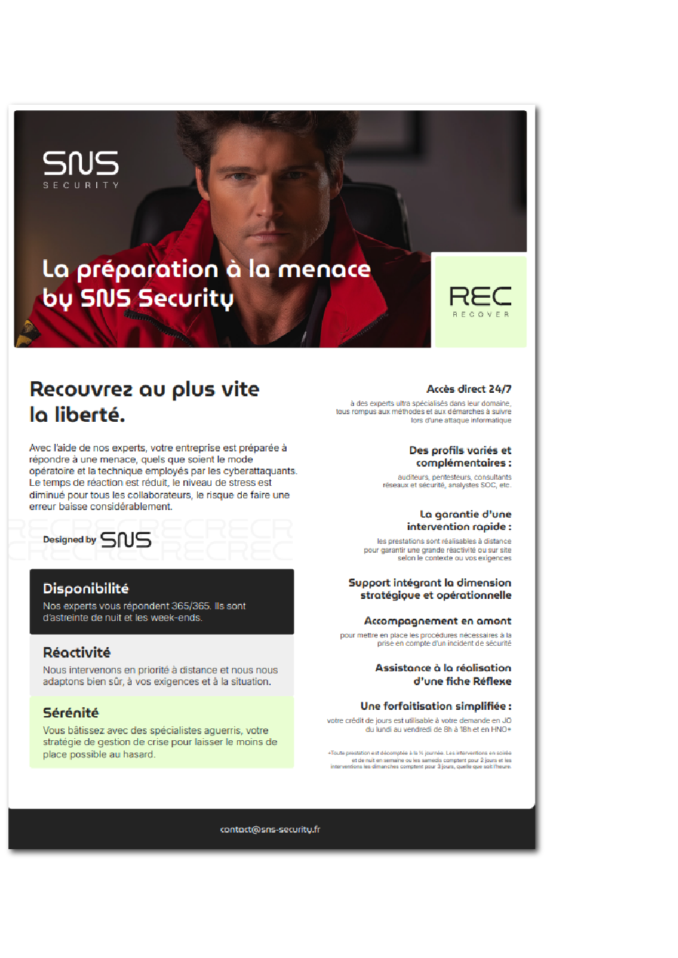 Visuel de notre fiche RECOVER