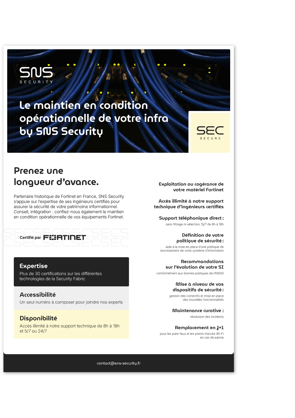 Aperçu de notre fiche produit SECURE