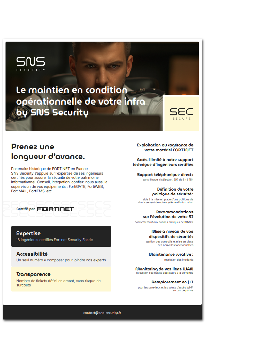 Visuel de notre fiche SECURE