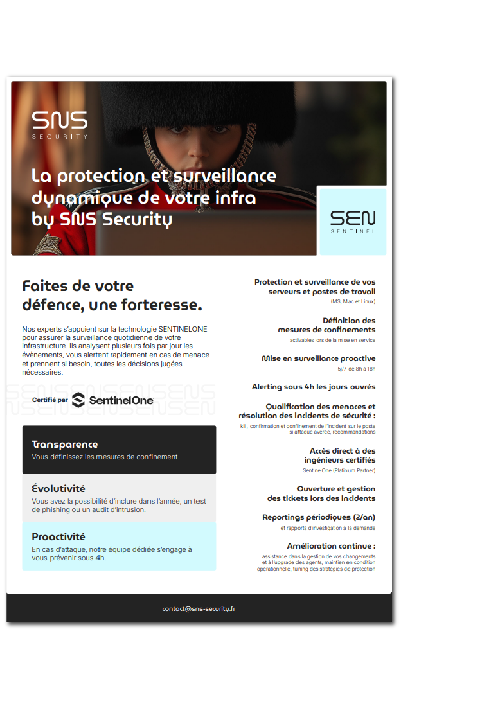 Visuel de notre fiche SENTINEL