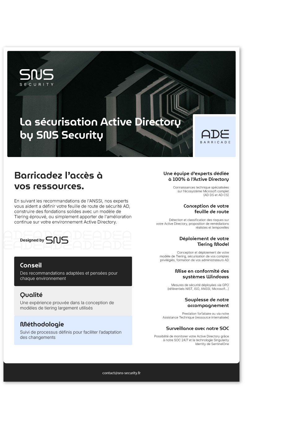 Aperçu de notre fiche produit BARRICADE