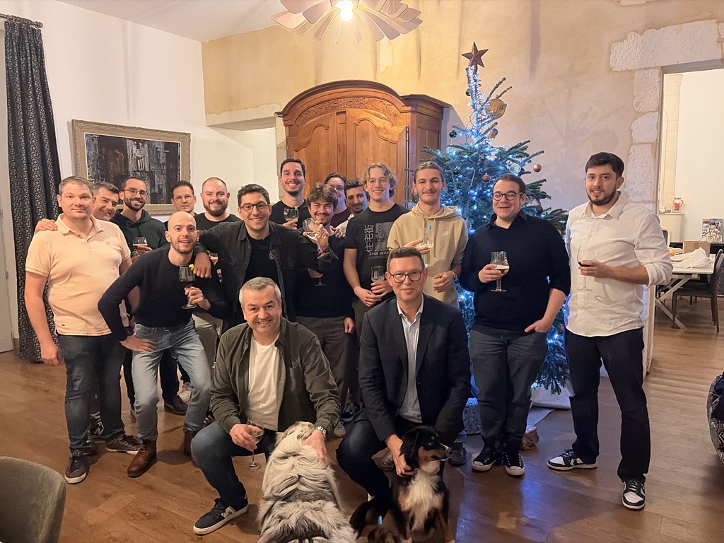 Notre équipe de Saintes à Noël
